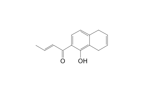2-Crotonyl-5,8-dihydro-1-naphthol