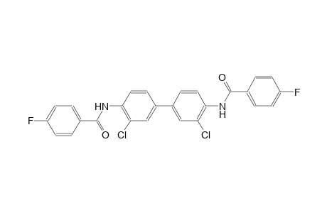 N-{3,3'-dichloro-4'-[(4-fluorobenzoyl)amino][1,1'-biphenyl]-4-yl}-4-fluorobenzamide