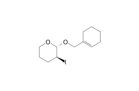 (2R*,3S*)-2-(1-cyclohexenylmethoxy)-3-iodo-tetrahydro-2H-pyran