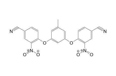 4-[3-(4-cyano-2-nitrophenoxy)-5-methylphenoxy]-3-nitrobenzonitrile
