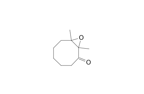 9-Oxabicyclo[6.1.0]nonan-2-one, 1,8-dimethyl-