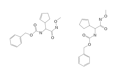 2-[(BENZYLOXYCARBONYL)-AMINO]-2-(2-CYCLOPENTENYL)-N-METHOXYACETAMIDE