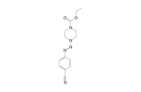 ETHYL-4-[E-2-(4-CYANOPHENYL)-1-DIAZENYL]-1-PIPERAZINE-CARBOXYLATE