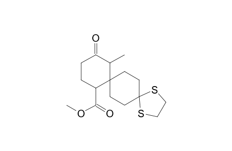 1,4-Dithiadispiro[4.2.5.2]pentadecane-9-carboxylic acid, 13-methyl-12-oxo-, methyl ester