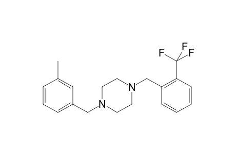 Piperazine, 1-(2-trifluoromethylbenzyl)-4-(3-methylbenzyl)-