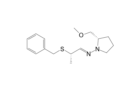 (2S,2'S)-[2-(Benzylsulfanyl)propyliden]-[2'-(methoxymethyl)pyrrolidin-1'-yl]amine