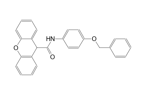 N-[4-(benzyloxy)phenyl]-9H-xanthene-9-carboxamide