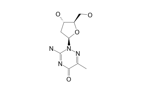 3-AMINO-2-(2-DEOXY-BETA-D-ERYTHRO-PENTOFURANOSYL)-6-METHYL-1,2,4-TRIAZIN-5-(2H)-ONE