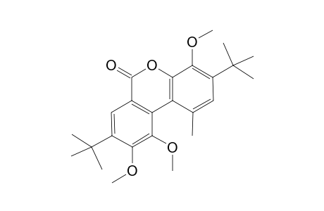 (3,8-Di-tert-butyl-4,9,10-trimethoxy-1-methyldibenzo[b,d]pyran-6-one
