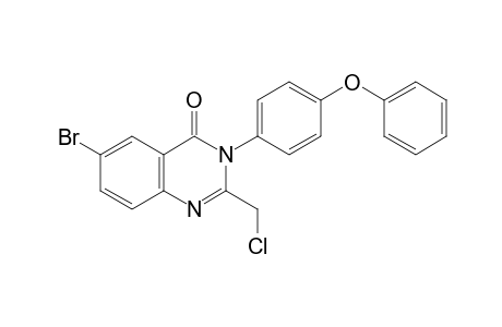 6-bromo-2-(chloromethyl)-3-(4-phenoxyphenyl)quinazolin-4(3H)-one