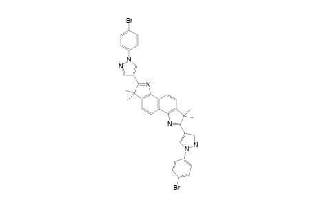 2,7-Bis(1-(4-bromophenyl)-1H-pyrazol-4-yl)-1,1,6,6-tetramethyl-1,6-dihydroindolo[7,6-g]indole
