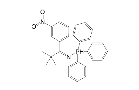 Triphenylphosphine 2,2-dimethyl-1-(m-nitrophenyl)propylimide