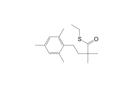 Benzenebutanethioic acid, .alpha.,.alpha.,2,4,6-pentamethyl-, S-ethyl ester