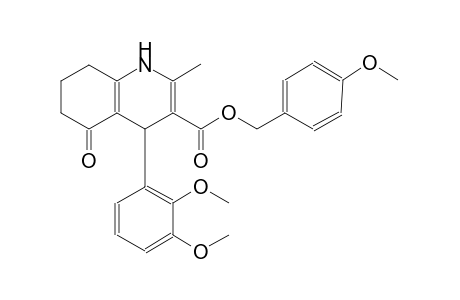 3-quinolinecarboxylic acid, 4-(2,3-dimethoxyphenyl)-1,4,5,6,7,8-hexahydro-2-methyl-5-oxo-, (4-methoxyphenyl)methyl ester