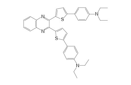 2,3-Bis(5-(4-diethylaminophenyl)thiophen-2-yl)quinoxaline