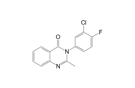 2-Methyl-3-(3-chloro-4-fluorophenyl)quizolin-4-one