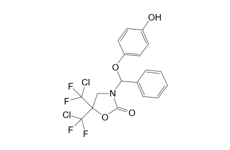 3-((p-hydroxyphenyloxy)benzyl)-5,5-(difluorochloromethyl)-2-oxazolidinone