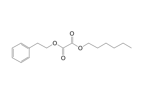 Oxalic acid, hexyl 2-phenylethyl ester