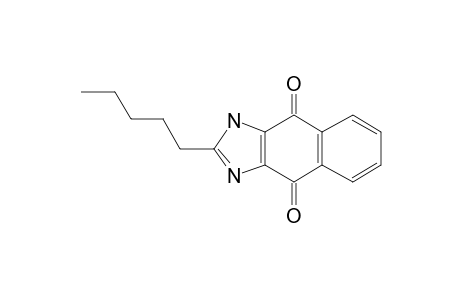 2-Pentyl-1H-naphth[2,3-D]imidazole-4,9-dione