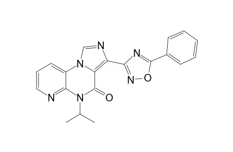 3-[5'-Phenyl-1',2',4'-oxadiazol-3'-yl]-5-isopropylimidazo[1,5-a]pyrido[2,3-e]pyrazine-4(5H)-one