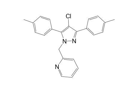 2-{[4-chloro-3,5-bis(4-methylphenyl)-1H-pyrazol-1-yl]methyl}pyridine