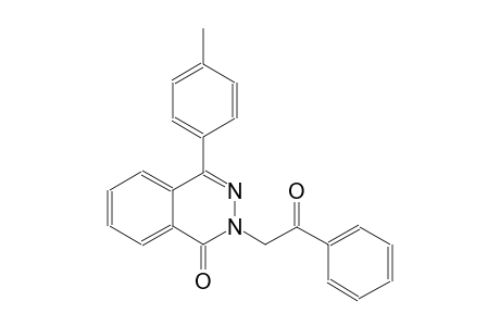 4-(4-methylphenyl)-2-(2-oxo-2-phenylethyl)-1(2H)-phthalazinone