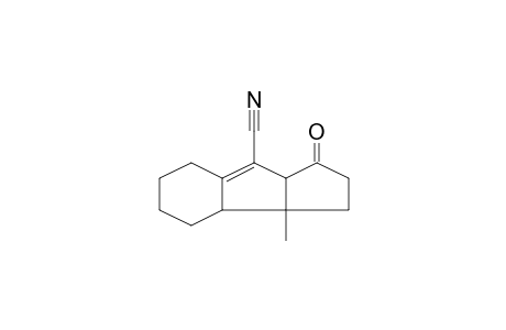 Tricyclo[7.3.0.0(3,8)]dodec-2-en-12-one, (Z)-1,9-cisoid-8,9-2-cyano-9.beta.-methyl-