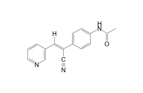 trans-alpha-(p-acetamidophenyl)-3-pyridineacrylonitrile