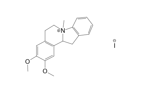 N-Methyl-2,3-dimethoxy-5,6,12,12a-tetrahydroindolo[2,1-a]isoquinolinium iodide