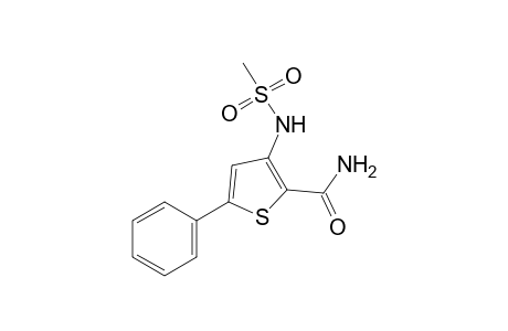 3-methanesulfonamido-5-phenyl-2-thiophenecarboxamide