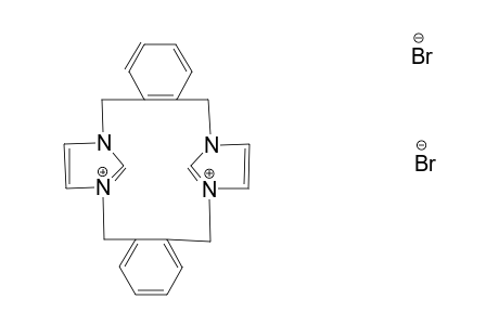 [1(4)]-orthocyclo-bis(1,3)-Imidazoliophanium dibromide