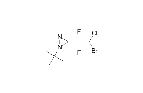 (2-BROMO-2-CHLORO-1,1-DIFLUOROETHYL)-1-TERT.-BUTYL-DIAZIRIDINE