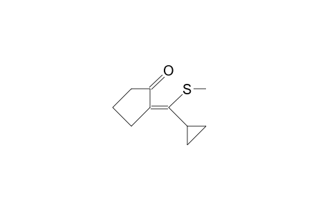 (Z)-2-(1-Methylthio-1-cyclopropyl-methylene)-cyclopentanone