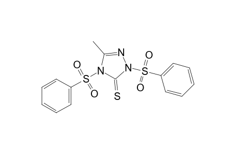 1,4-bis(phenylsulfonyl)-3-methyl-delta2-1,2,4-triazoline-5-thione