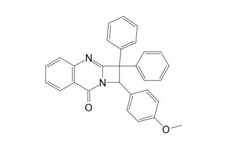 2,2-Diphenyl-1-(4-methoxyphenyl)-1,2-dihydroazeto[2,1-b]quinazolin-8-one