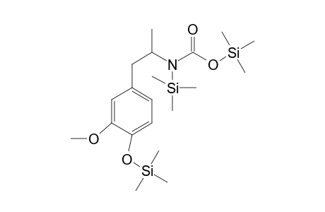 4-Hydroxy-3-methoxyamphetamine CO2 2TMS