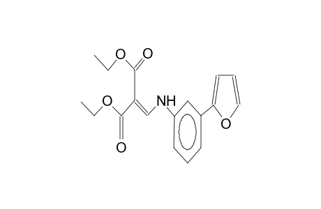 N-(2,2-diethoxycarbonylethenyl)-3-(2-furyl)aniline