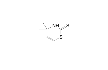 4,4,6-TRIMETHYL-3,4-DIHYDRO-2H-1,3-THIAZIN-2-THIONE