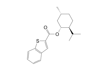 [(1R,2S,5R)-2-isopropyl-5-methyl-cyclohexyl] benzothiophene-2-carboxylate