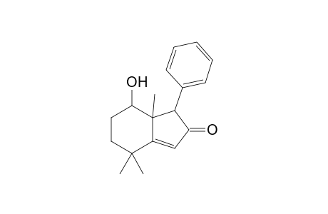 4-Hydroxy-3a,7,7-trimethyl-3-phenyl-3,3a,4,5,6,7-hexahydroinden-2-one