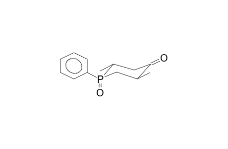 TRANS-1-PHENYL-1-OXO-2,5-DIMETHYLPHOSPHORINAN-4-ONE