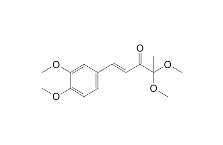 1-[4',4'-Dimethoxy-3'-oxopent-1'-enyl]-3,4-dimethoxybenzene