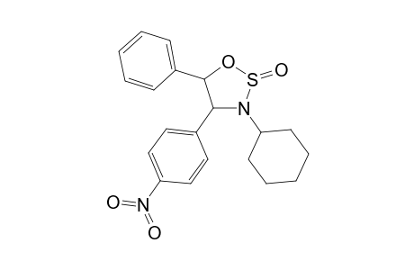 (2S*,4R*,5R*)-and-(2R*,4R*,5R*)-3-Cyclohexyl-5-phenyl-4-(4-nitrophenyl)-1,2,3-oxathiazolidine 2-oxide
