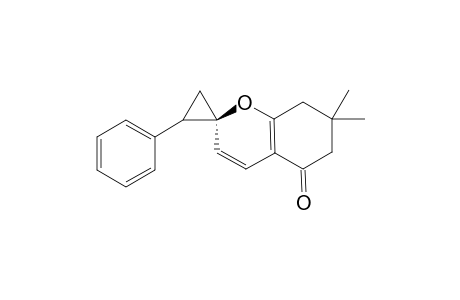 (1'S)-7,7-dimethyl-2'-phenyl-7,8-dihydrospiro[chromene-2,1'-cyclopropan]-5(6H)-one