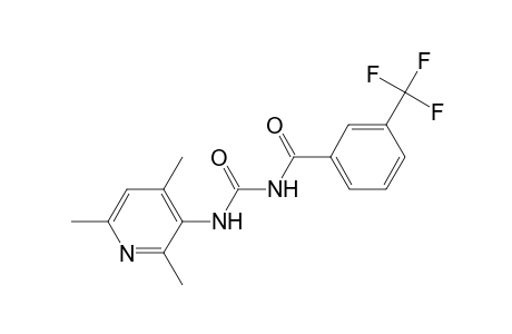 3-(trifluoromethyl)-N-[(2,4,6-trimethyl-3-pyridyl)carbamoyl]benzamide