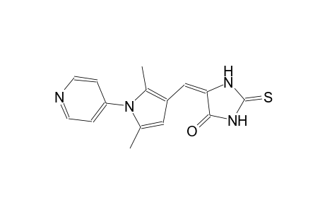 (5E)-5-{[2,5-dimethyl-1-(4-pyridinyl)-1H-pyrrol-3-yl]methylene}-2-thioxo-4-imidazolidinone
