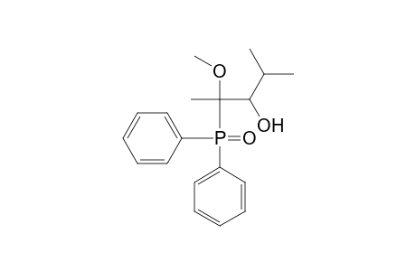 3-Pentanol, 2-(diphenylphosphinyl)-2-methoxy-4-methyl-, (R*,R*)-