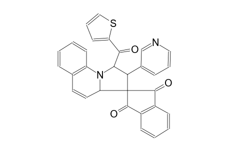 (1'R,2'R)-2'-(pyridin-3-yl)-1'-(thiophene-2-carbonyl)-2',3a'-dihydro-1'H-spiro[indene-2,3'-pyrrolo[1,2-a]quinoline]-1,3-dione