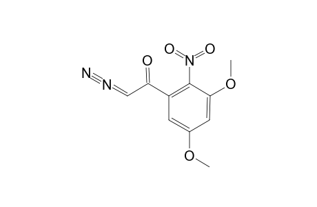 2-NITRO-3,5-DIMETHOXY-OMEGA-DIAZOCETOPHENONE