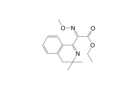 ethyl (2E)-(3,3-dimethyl-3,4-dihydro-1-isoquinolinyl)(methoxyimino)ethanoate
